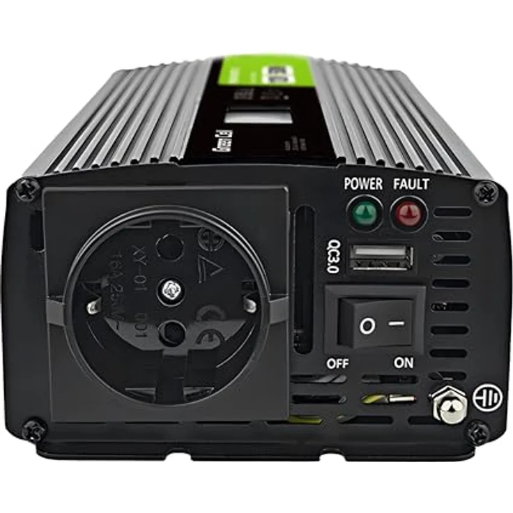 Green Cell DC to AC Wechselrichter 500 Watt, ATX Netzteil mit 1 Ausgang, Schwarz, 80 Plus – Bild 3