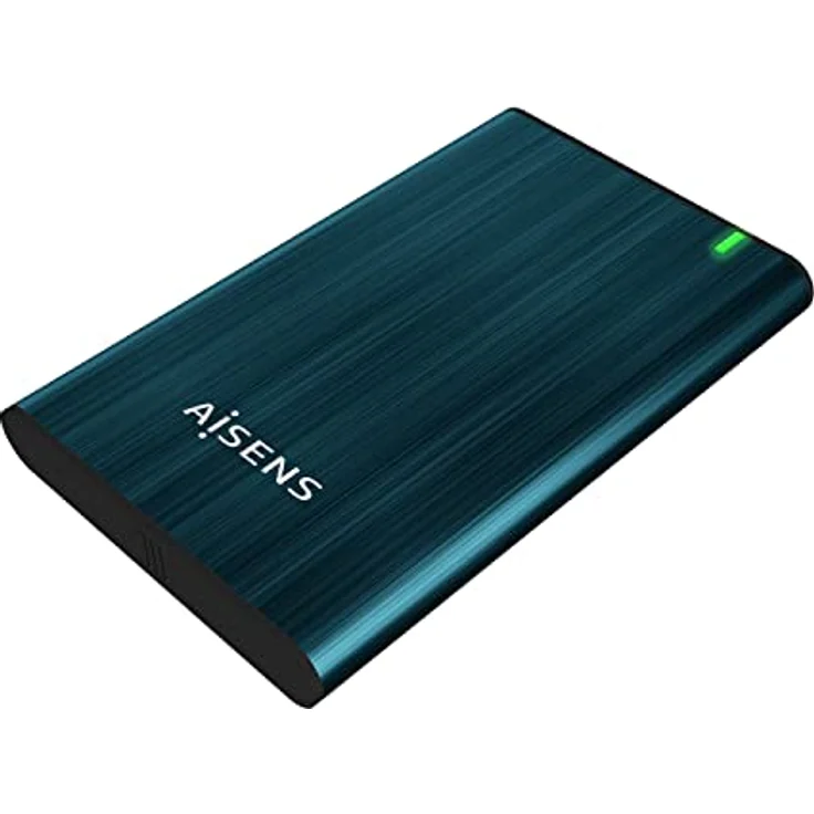 AISENS - ASE-2525PB - Externes Festplattengehäuse für 2,5 Zoll SATA A USB 2.0/USB 3.0/USB 3.1 GEN1, Pazifikblau – Bild 2