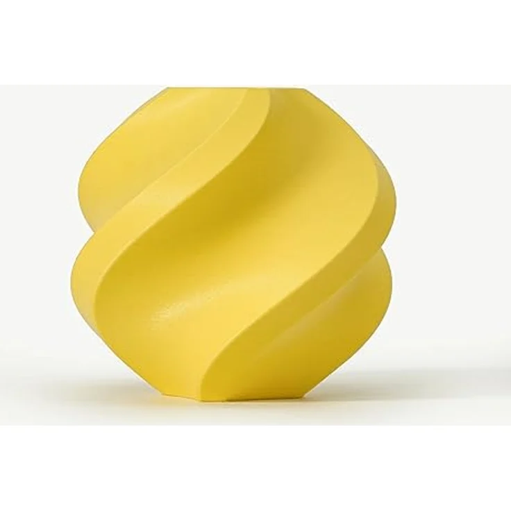 Bambu Lab PLA-Filament, matt, Zitronengelb, 1,75 mm +/- 0,03 mm, biologisch abbaubar, 1 kg