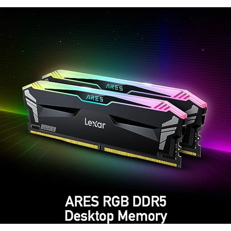 Lexar ARES RGB DDR5 Speichermodul 32 GB 2 x 16 GB 6400 MHz ECC – Bild 2