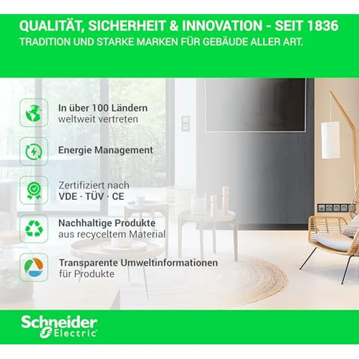 Merten Kombination MEG3495-8029 Steckd-Wechselsch lichtgrau Kombi Schuko-Steckdose Wechselschalter Aquastar AP WG, 1 Stück – Bild 4
