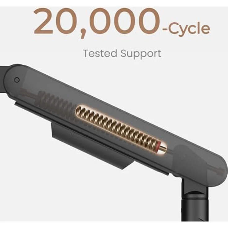 BenQ Ergo Arm BSL01, VESA-kompatibler Monitorarm für Monitore bis 40 Zoll und 11 kg, stufenlose Einstellung, integriertes Kabelmanagement, stabile Tischhalterung, Tischdicken 10-50 mm – Bild 4