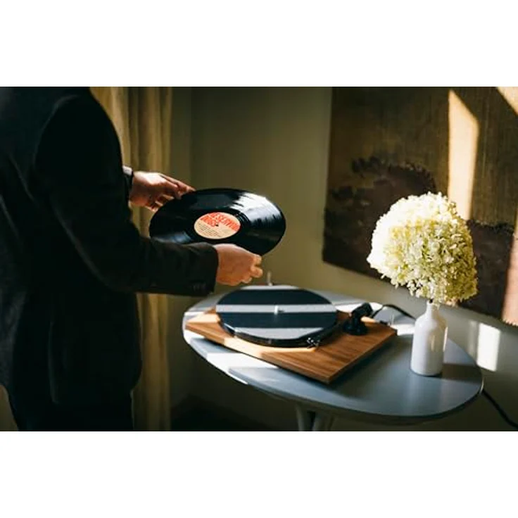 Pro-Ject E1 (AT3600L), Manueller Plattenspieler, Braun – Bild 2