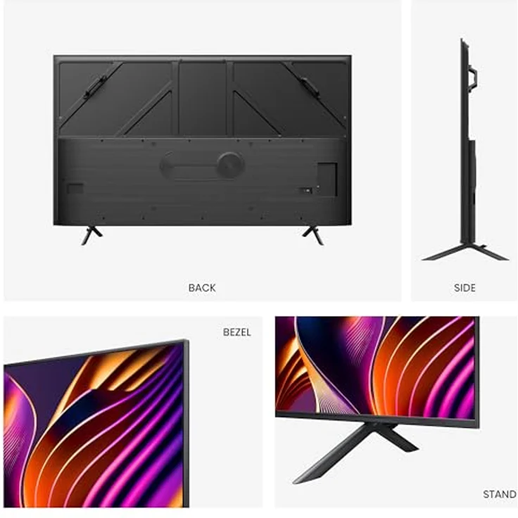 Hisense 85E7NQ Pro 85 Zoll 4K UHD QLED Smart TV, Dolby Vision IQ Atmos, Game Mode PRO, Alexa Built-In, Dunkelgrau [2024] – Bild 3