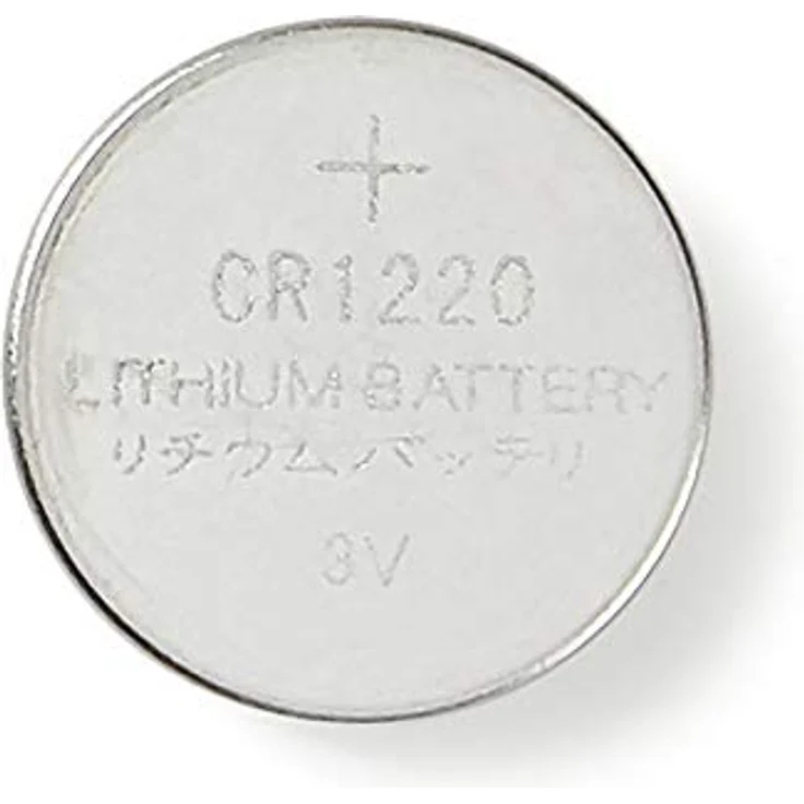 Nedis BALCR12205BL Lithium-Knopfzellenbatterie CR1220 | 3 V | 5 Stück | Blister – Bild 3