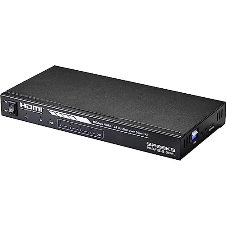 SpeaKa Professional SP-HDS-700 HDMI® HDMI Extender über Netzwerkkabel RJ45 50 m – Bild 3