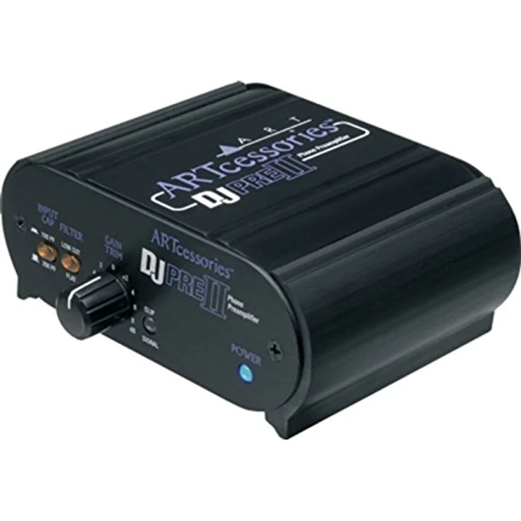 ART DJ Pre II 2.0 Phono-Vorverstärker Innenbereich, Kabellos, schwarz, Audio-Verstärker (2.0 Kanäle, 0,01%, 90 dB, 47000 Ohm, 10  50000 Hz, RCA) – Bild 2