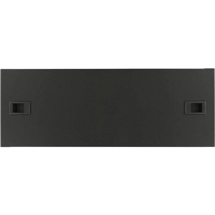 Lanview by Logon - Blindabdeckung - snap locking - Schwarz - 4U - Rack montierbar