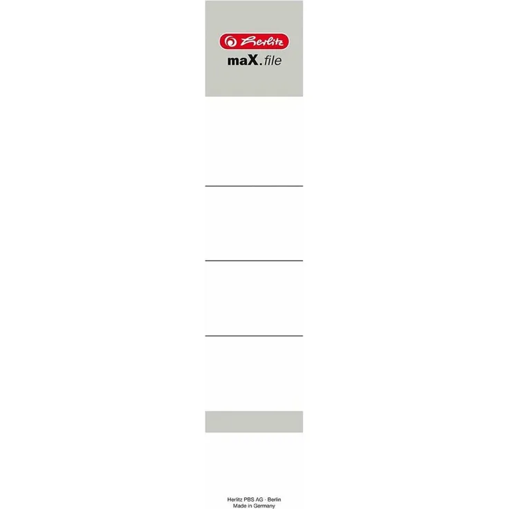 Herlitz Aktenordner maX.file weiß für 5,0 cm Rückenbreite, 10 Stück