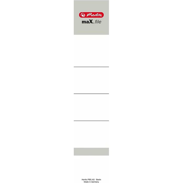 Herlitz Aktenordner maX.file weiß für 5,0 cm Rückenbreite, 10 Stück