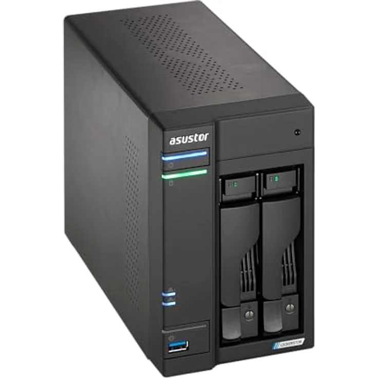 Asustor Lockerstor 2 Gen2+ AS6702T V2, NAS-Server mit Quad-Core Intel Celeron N5105, 5Gbit Ethernet, 4 M.2 NVMe SSD-Steckplätzen, 4 GB RAM und 10Gbps USB Anschlüssen – Bild 5