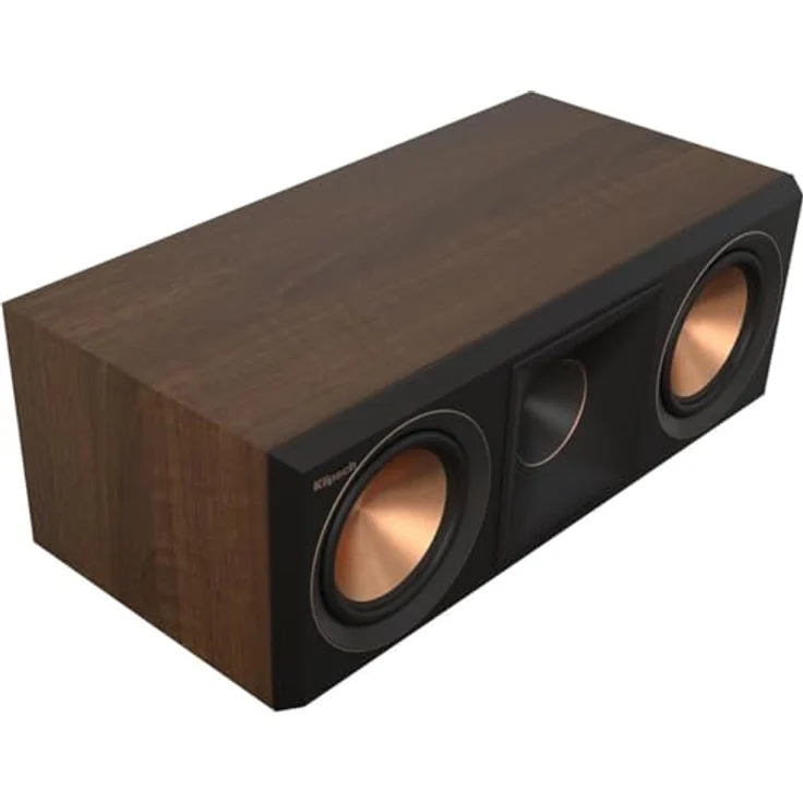 Klipsch Reference Premiere RP-500C II Mittelkanal-Lautsprecher aus Walnussholz, mit größerer Tractrix-Hupe und belüftetem Hochtöner – Bild 1