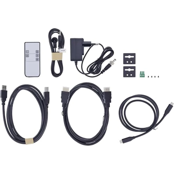 InLine KVM Switch 2-fach, HDMI & USB-C, 4K60Hz, Umschalter mit Ladefunktion, Schwarz – Bild 6