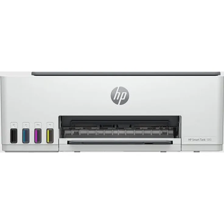 HP Smart Tank 580 Multifunktionsdrucker (1F3Y2A), Weiß, Tintenstrahl, bis zu 12 Seiten/Min. (Drucken), Wi-Fi-Funktionalität