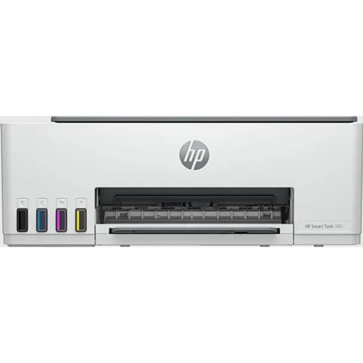 HP Smart Tank 580 Multifunktionsdrucker (1F3Y2A), Weiß, Tintenstrahl, bis zu 12 Seiten/Min. (Drucken), Wi-Fi-Funktionalität – Bild 1