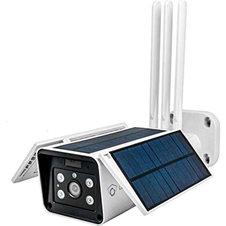 LUVISION 4G / LTE/Solar Überwachungskamera | autonome kabellose Outdoor-Kamera inkl. Akku und Solarpanel | Full HD | Nachtsicht | Gegensprechanlage 2-Wege Audio | Cloud | App (4G / LTE) – Bild 1