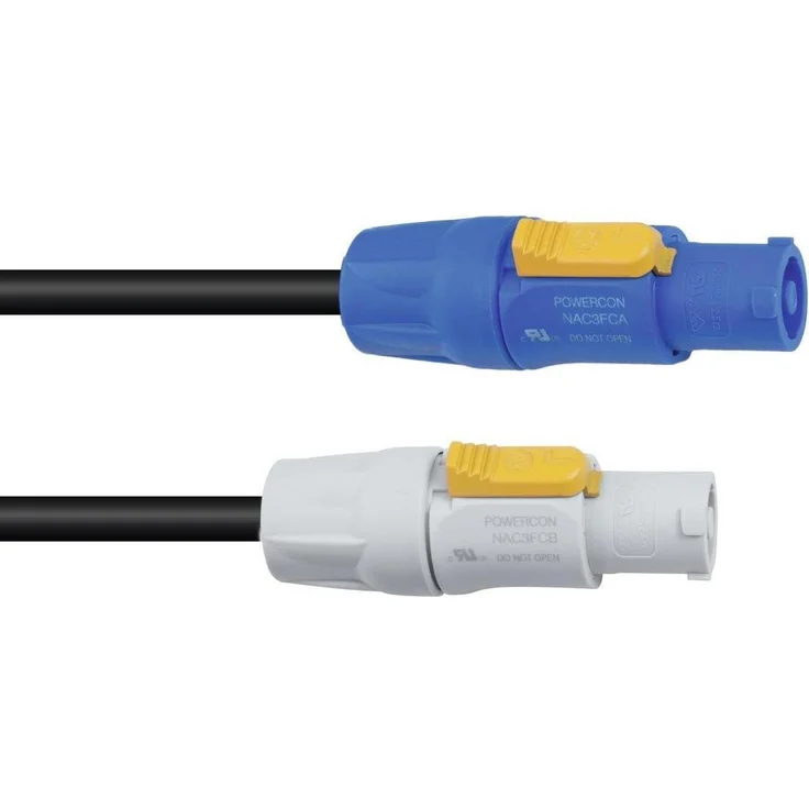Psso POWERCON Verlängerungsleitung, Verlängerungskabel 5 m, 3x2,5 mm², blau, H07RN-F