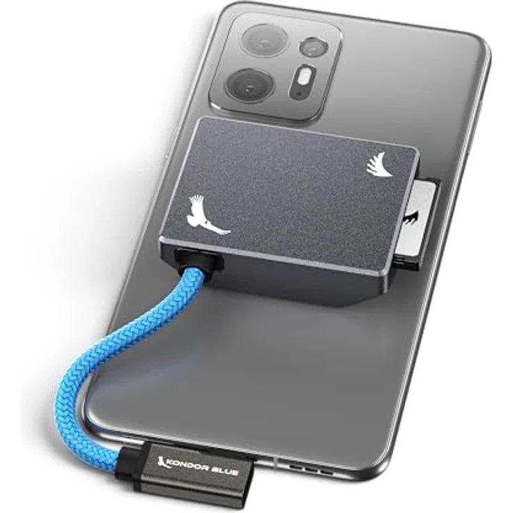 Angelbird CFexpress B Recording Module, Kartenlesegerät mit USB-C 3.2 Gen 2x2, Space Gray, stoß- und temperaturbeständig – Bild 3