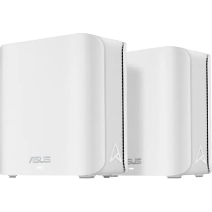 ASUS ZenWiFi BD4 Dualband WiFi 7 AiMesh Extendable Router 2er Set (3.6 Gbps, Abdeckung bis zu 455 m², Dual 2.5G Ports, VPN, Kindersicherung) weiß