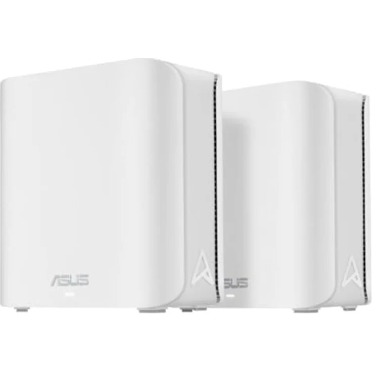 ASUS ZenWiFi BD4 Dualband WiFi 7 AiMesh Extendable Router 2er Set (3.6 Gbps, Abdeckung bis zu 455 m², Dual 2.5G Ports, VPN, Kindersicherung) weiß – Bild 1