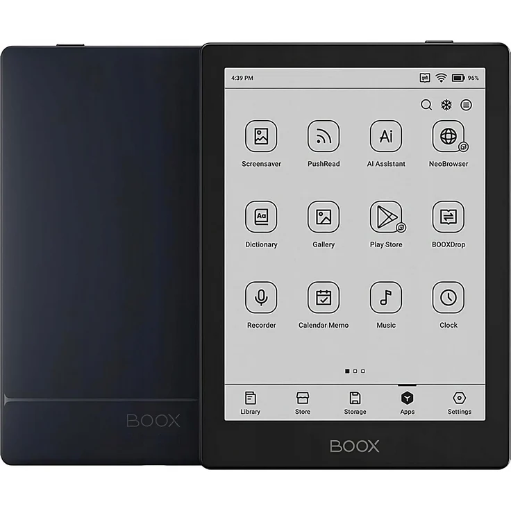 Onyx BOOX GO 6, E-Book-Reader mit 6" E-Ink Display, 32 GB Speicher, WLAN, USB-C, Bluetooth, schwarz