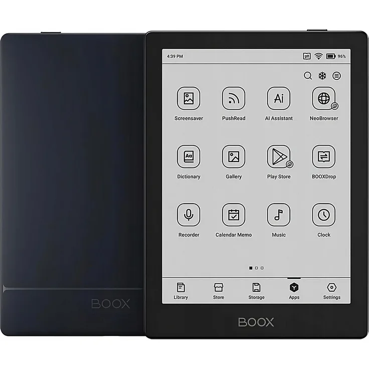 Onyx BOOX GO 6, E-Book-Reader mit 6" E-Ink Display, 32 GB Speicher, WLAN, USB-C, Bluetooth, schwarz