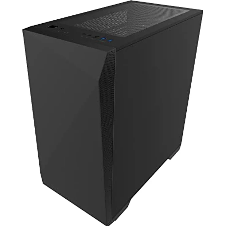 Zalman Z1 Iceberg (Schwarz) - PC-Gehäuse Mini Tower Micro-ATX mit gehärtetem Glas Panel – Bild 5