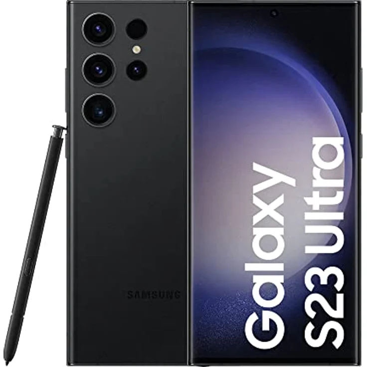 Samsung Galaxy S23 Ultra Android Smartphone, 256GB, 5.000mAh Akku, Smartphone ohne Vertrag Phantom Black inkl. 36 Monate Herstellergarantie  – Bild 1