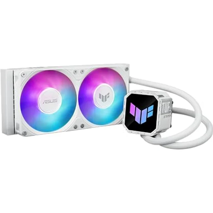 ASUS Wak Tuf Gaming LC III 240 ARGB, CPU Wasserkühler mit RGB-Beleuchtung, Weiss – Bild 2