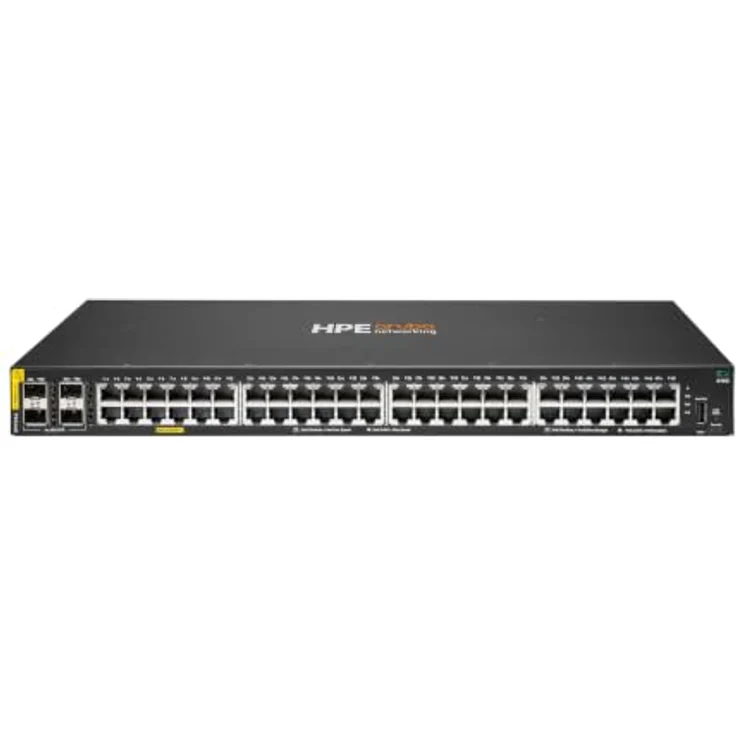 HPE Aruba CX 6100 48G Class4 PoE Netzwerk-Switch mit 4 SFP+ Ports und 740W PoE für effiziente Netzwerkverwaltung – Bild 2