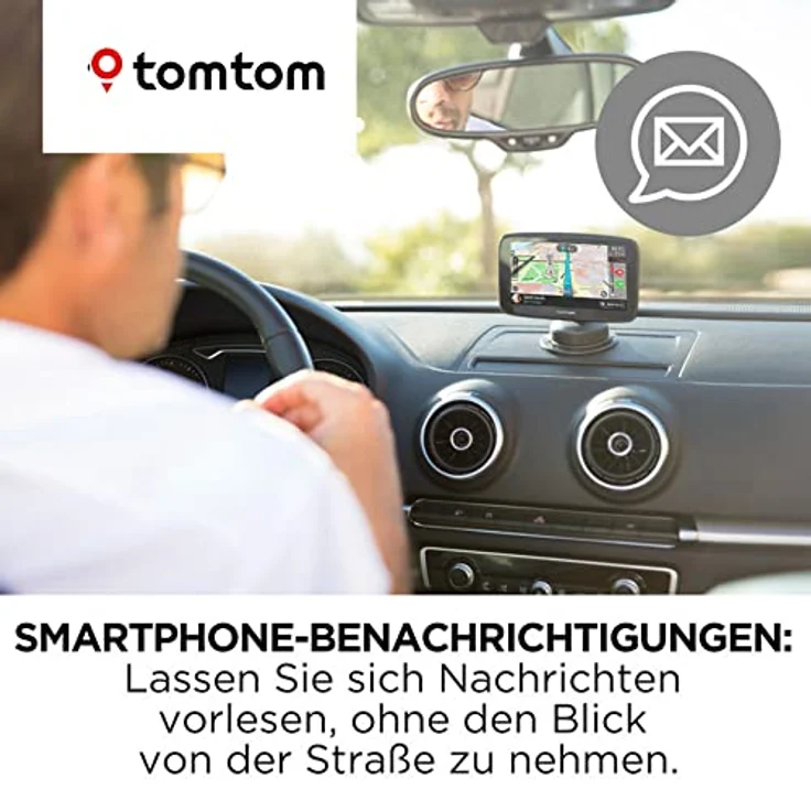TomTom GO Essential, 6 Zoll Navigationsgerät mit TomTom Traffic, Lebenslangen Karten-Updates Europa, Freisprechen und Wi-Fi Updates – Bild 5