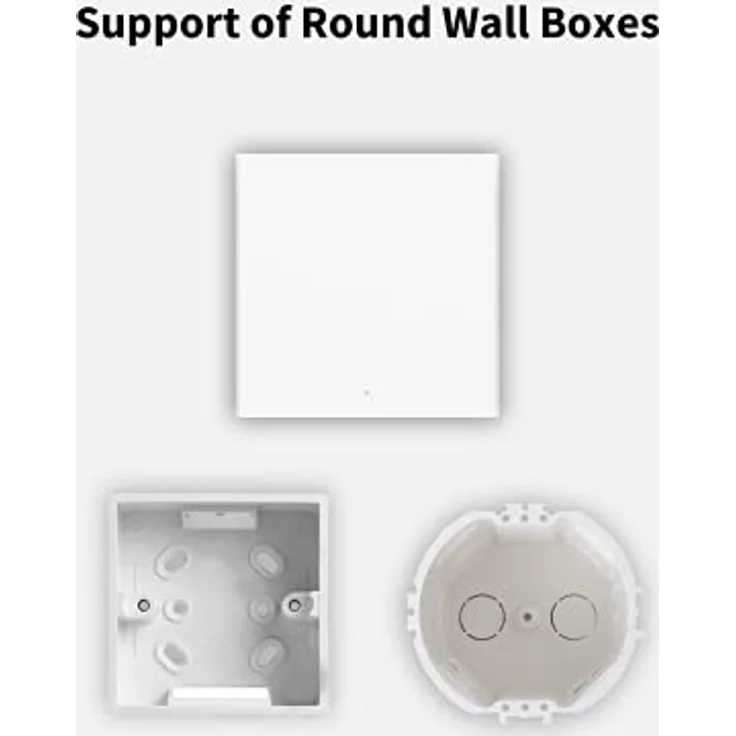 Aqara Smart Wall Switch H1(No Neutral, Single Rocker) (HomeKit) (WS-EUK01) – Bild 4