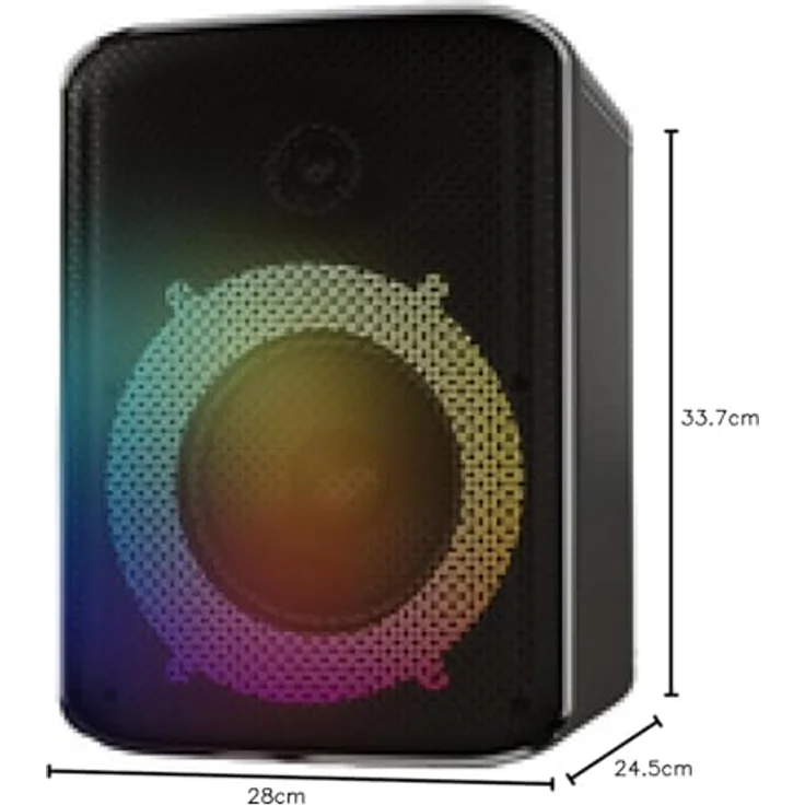 HiFuture Speaker EVENT Bluetooth (black), Bluetooth Lautsprecher mit 80W Leistung und RGB-Lichteffekten – Bild 10