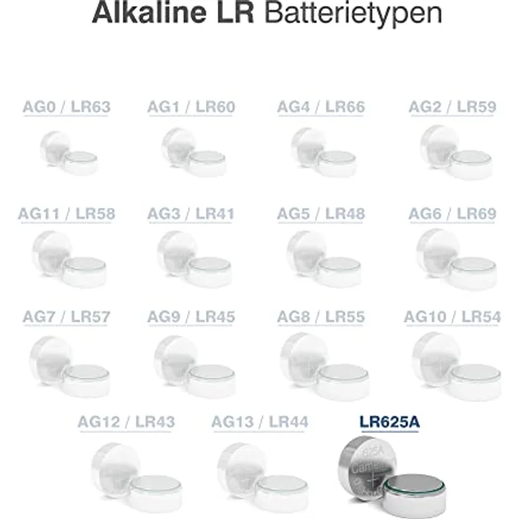 Camelion 12050125 Alkaline Knopfzelle, LR625A, 1er-Pack chrom – Bild 3