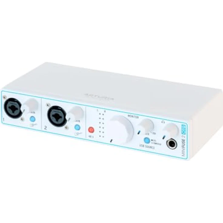 Arturia MiniFuse 2 OTG, USB Audio Interface mit hochwertiger Verarbeitung und Pro Audio Funktionen – Bild 2