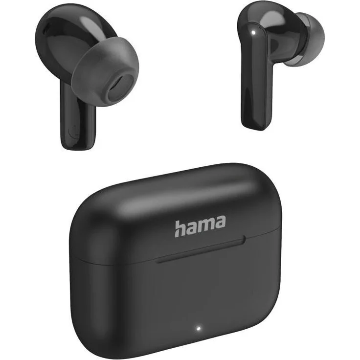 Hama Passion Clear II, Kabelgebundene Kopfhörer mit Active Noise Cancelling (ANC), 200 Stunden Akkulaufzeit, Schwarz – Bild 1
