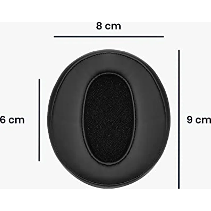 kwmobile Kopfhörer (2x Ohrpolster für Sennheiser HD 450BT - Kunstleder Ersatz Ohr Polster für Overear Headphones) – Bild 5