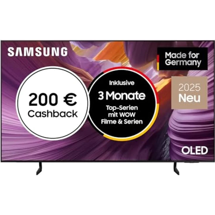 Samsung OLED 4K S85F, 55 Zoll (138 cm) UHD Fernseher mit NQ4 AI Gen2 Prozessor, 4K Upscaling, Dolby Atmos und Pantone-validierten Farben – Bild 2