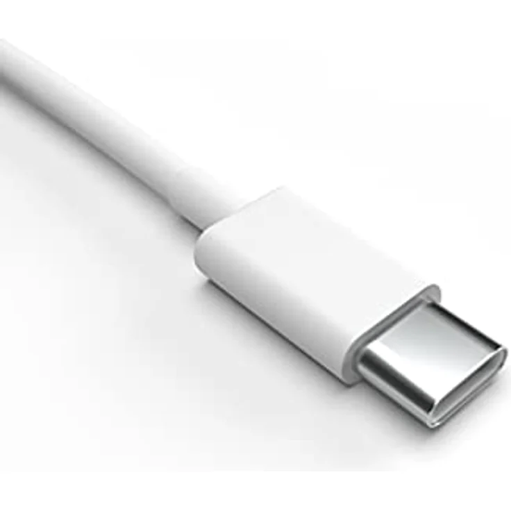 Justcom USB-C Ladekabel für Samsung Galaxy A21s 2020, 200 cm, Schnellladekabel mit 3 A, Datenkabel in Weiß – Bild 3