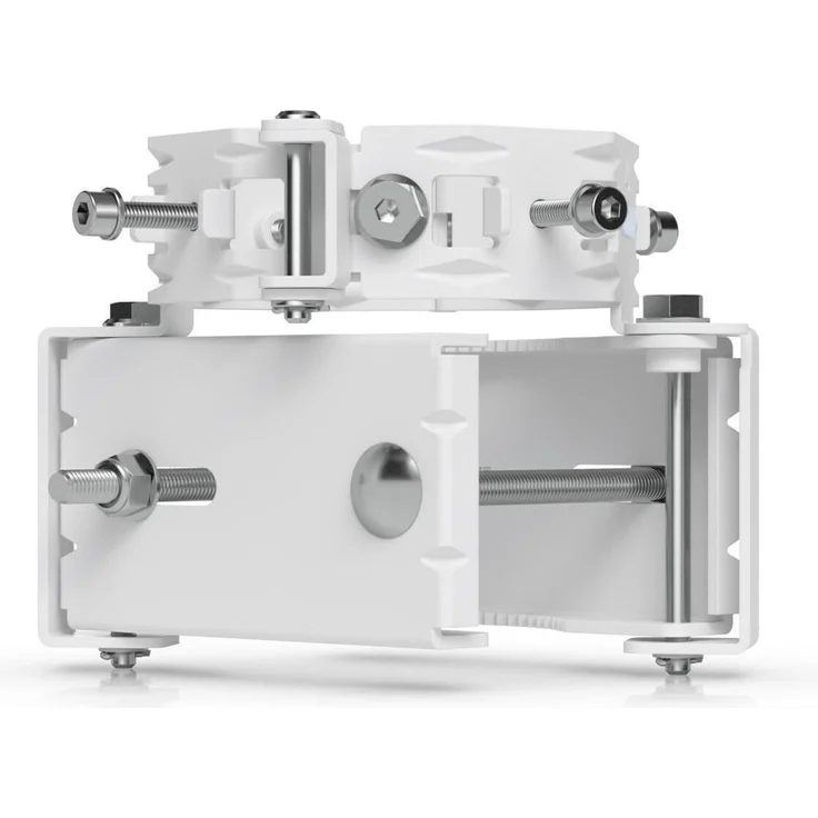 Ubiquiti Acc AP UACC-Wave-AP-Micro-Mount, Wetterbeständige Montagehalterung für WAVE-AP-MICRO Zugangspunkte, Ø25-76 mm, Edelstahl, 175 x 148 x 133,5 mm