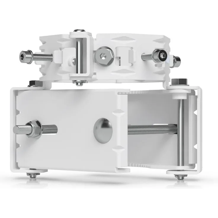 Ubiquiti Acc AP UACC-Wave-AP-Micro-Mount, Wetterbeständige Montagehalterung für WAVE-AP-MICRO Zugangspunkte, Ø25-76 mm, Edelstahl, 175 x 148 x 133,5 mm