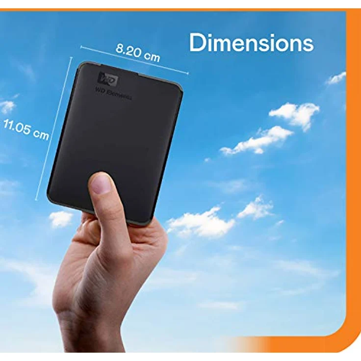 WD Elements (6 TB), Externe Festplatte, Schwarz mit USB 3.0-Anschluss – Bild 2
