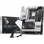 MSI PRO Z890-A WiFi Mainboard, ATX - Unterstützt Intel Core Ultra Prozessoren (Series 2), LGA 1851-90A SPS VRM, DDR5 Memory Boost (9200+ MT/s OC), PCIe 5.0 x16 & 4.0 x16, M.2 Gen5, Wi-Fi 7, 5G LAN - Schwarz