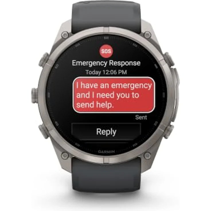 GARMIN FENIX 9 PRO - INREACH, 51 MM Titan Smartwatch mit Saphirglas, LTE-Konnektivität, Graphit/Schwarz – Bild 10