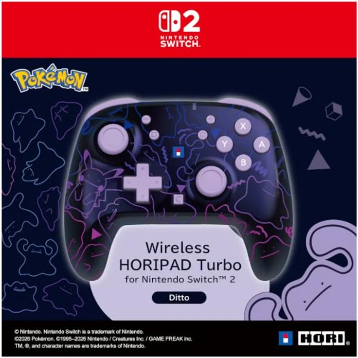 Hori NSX-151E, kabelloses Gamepad für Nintendo Switch, Nintendo Switch OLED, Nintendo Switch Lite, programmierbare Tasten, Turbo-Taste, Capture-Button, D-Pad, Reichweite 10 m – Bild 2