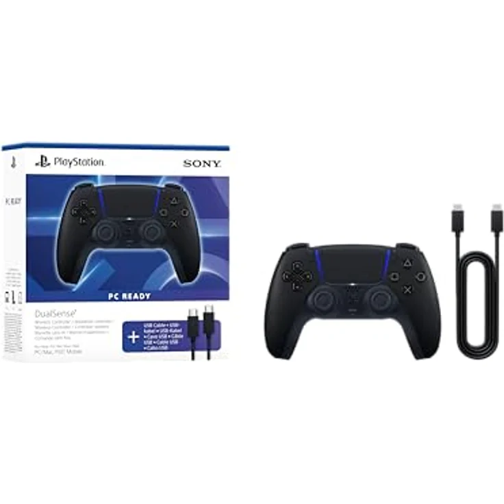 Sony DualSense, Wireless-Controller für PlayStation 5 & PC, D-Pad, Bluetooth/USB, haptisches Feedback, adaptive Trigger – Bild 2