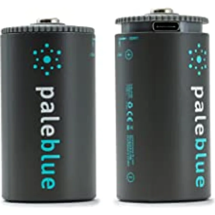 Wiederaufladbare USB Batterien D (LR20) [HR20] Paleblue