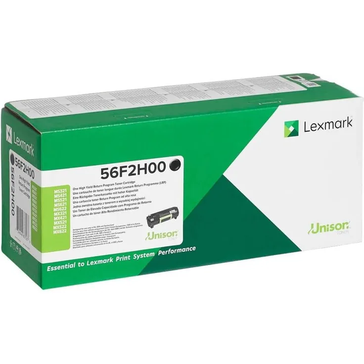 Lexmark Hohe Ergiebigkeit Schwarz Original Tonerpatrone LRP (56F2H00)