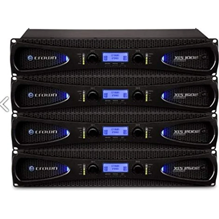 Crown XLS1502 2.0 Verkabelt Schwarz - Audioverstärker (2.0 Kanäle, D, 0,5%, 103 dB, 85 dB, 1550 W) – Bild 3