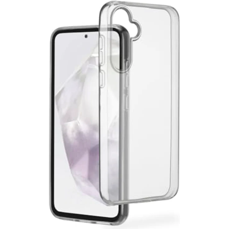 HAMA Always Clear Backcover für Samsung Galaxy A56 5G, Transparente, Flexible Handyhülle mit kratzfestem Schutz und rutschhemmendem Material – Bild 1